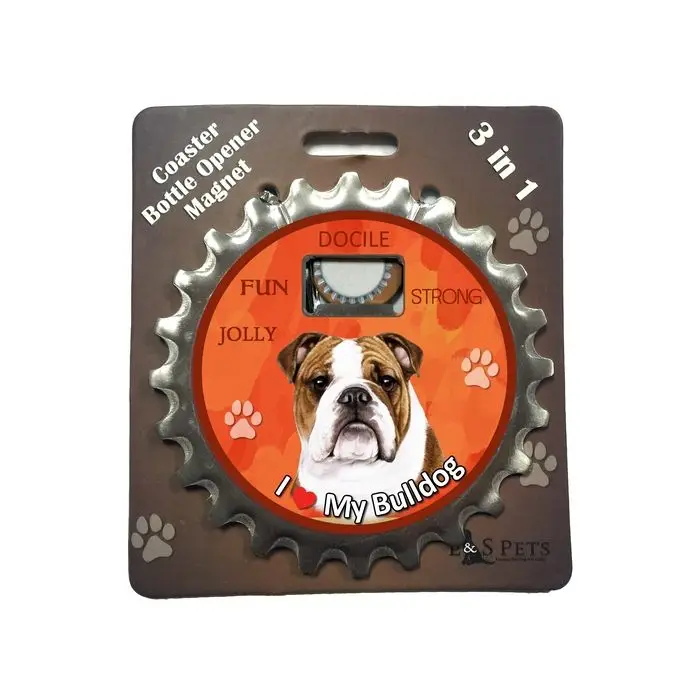 Bulldog | 3 in 1 Magnetic Coaster