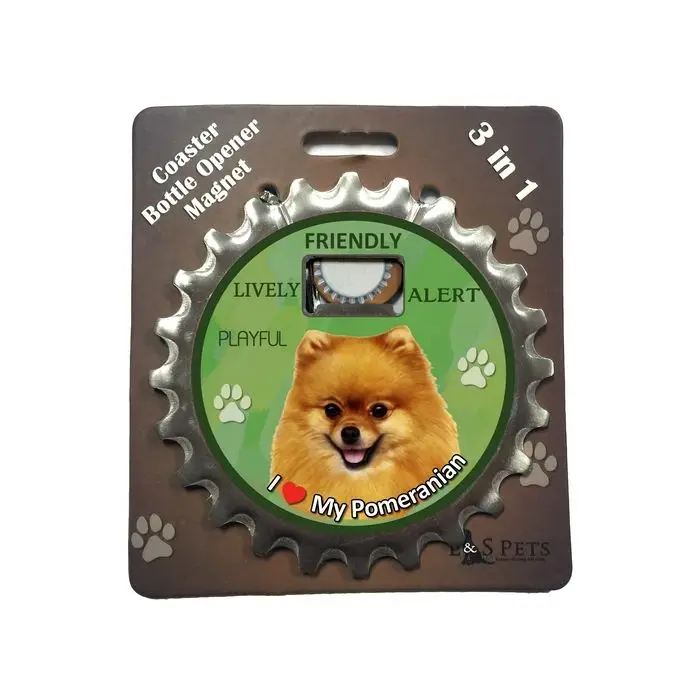 Pomeranian | 3 in 1 Magnetic Coaster