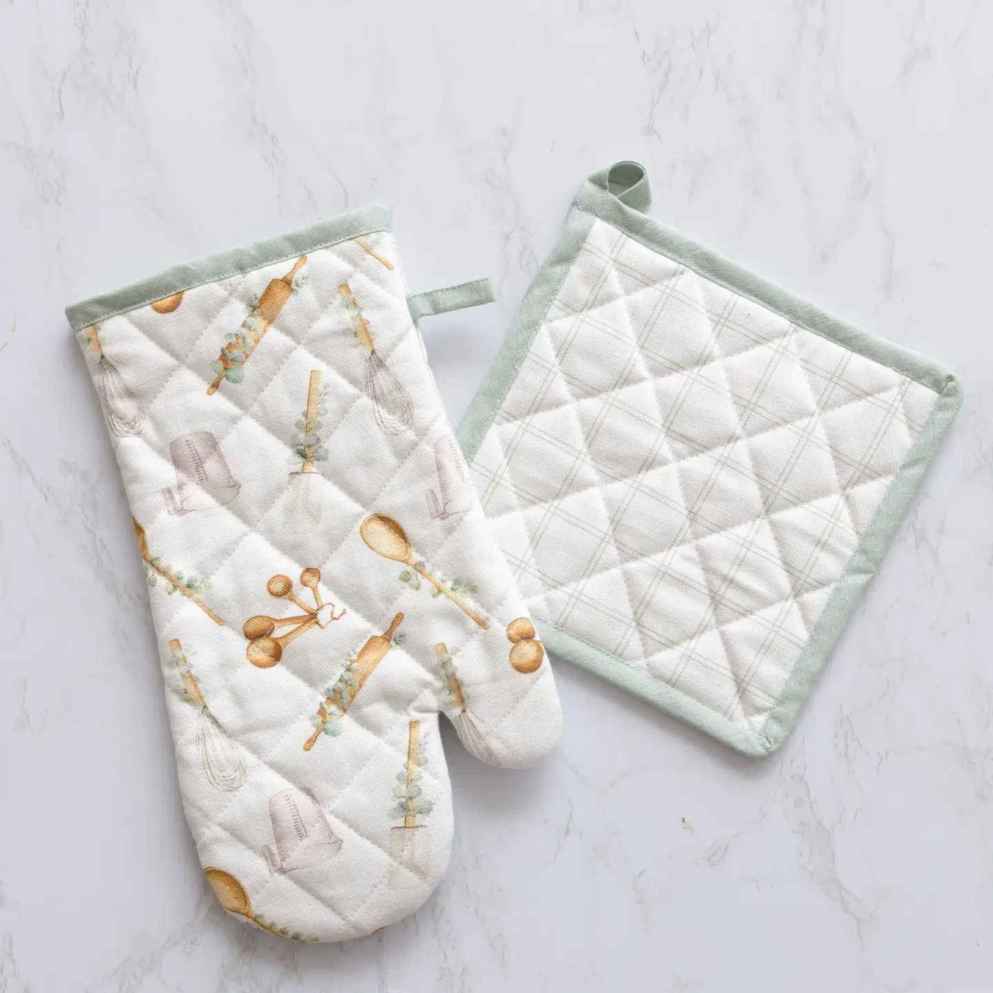 Baking Utensils Oven Mitt & Pot Holder Set - Image 2