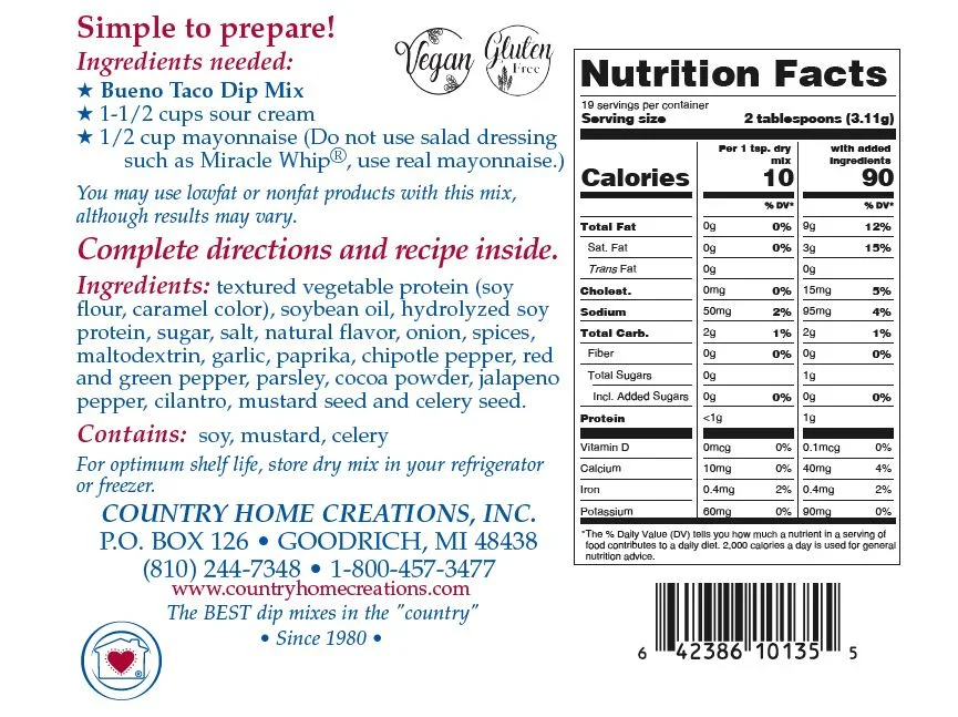 Bueno Taco Dip Mix - Image 3