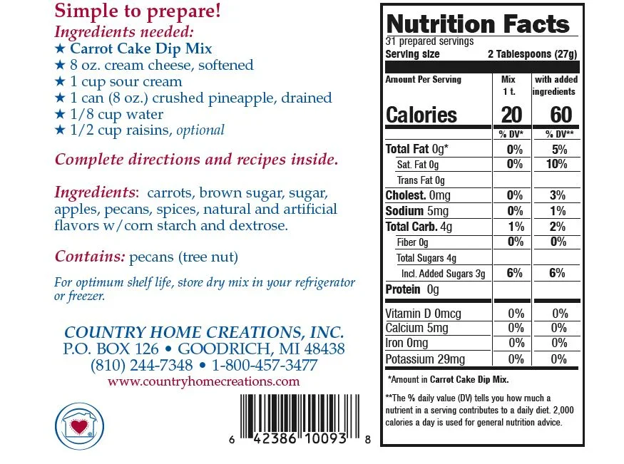 Carrot Cake Dip Mix - Image 3