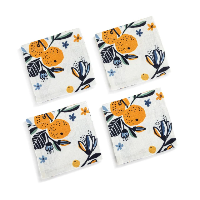 Citrus Blooms Napkin Set - Image 2