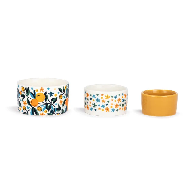 Citrus Blooms Nested Bowls - Image 2