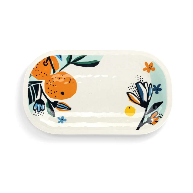 Citrus Blooms Rectangular Platter