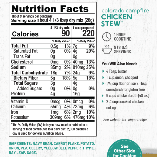 Colorado Campfire Chicken Stew Mix - Image 3
