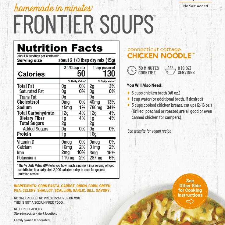 Connecticut Cottage Chicken Noodle Soup Mix - Image 3