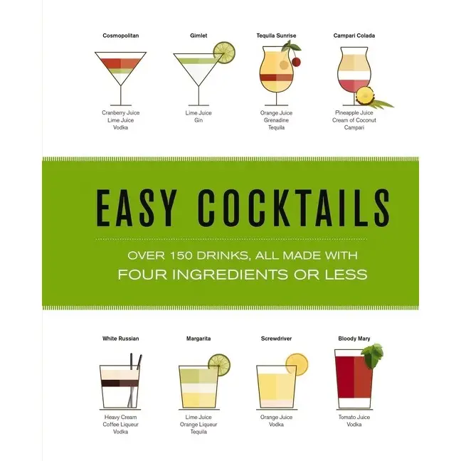 Easy Cocktails: All Made with Four Ingredients or Less
