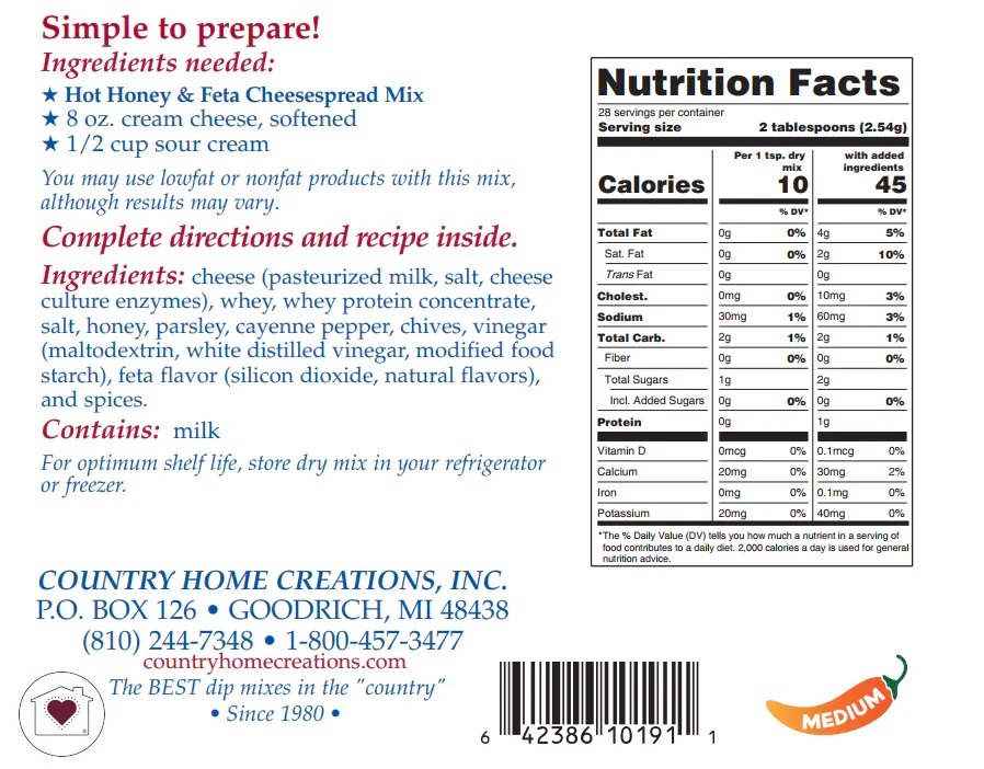 Hot Honey & Feta Cheese Spread Mix - Image 3