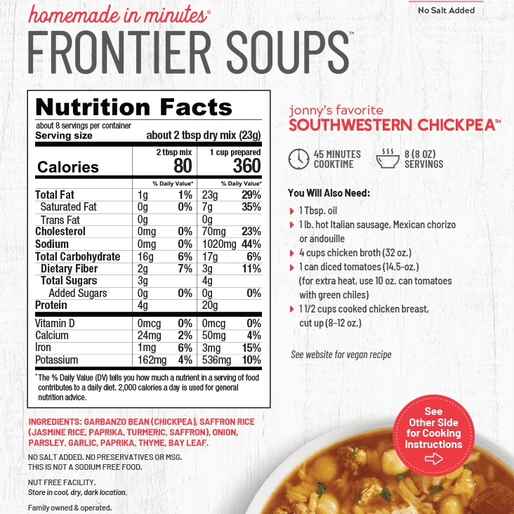Jonny's Favorite Southwestern Chickpea Stew Mix - Image 3
