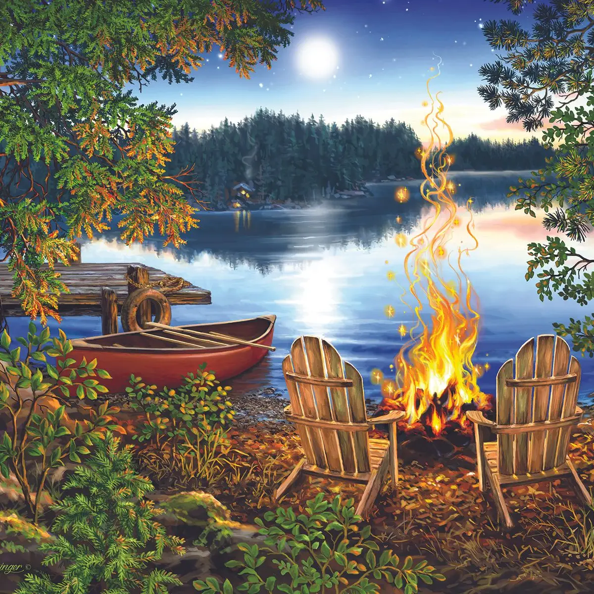Lakeside Canoe Puzzle - Image 2