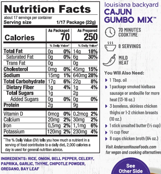 Louisiana Backyard Cajun Gumbo Mix - Image 3
