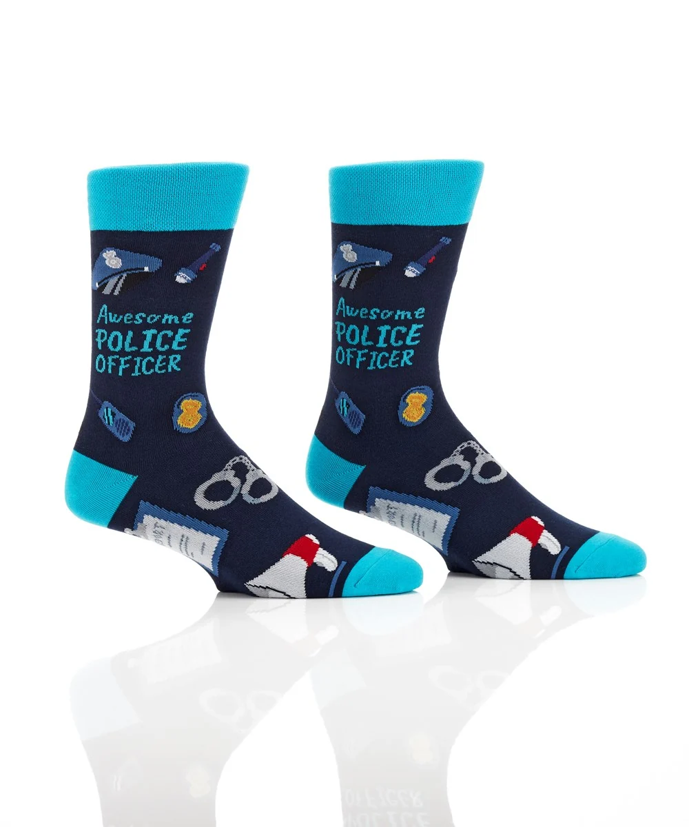 Men's Crew Socks / Police Officer
