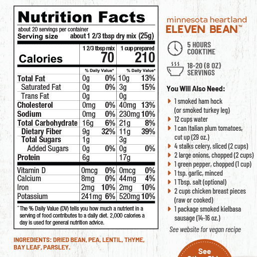 Minnesota Heartland 11 Bean Soup Mix - Image 3