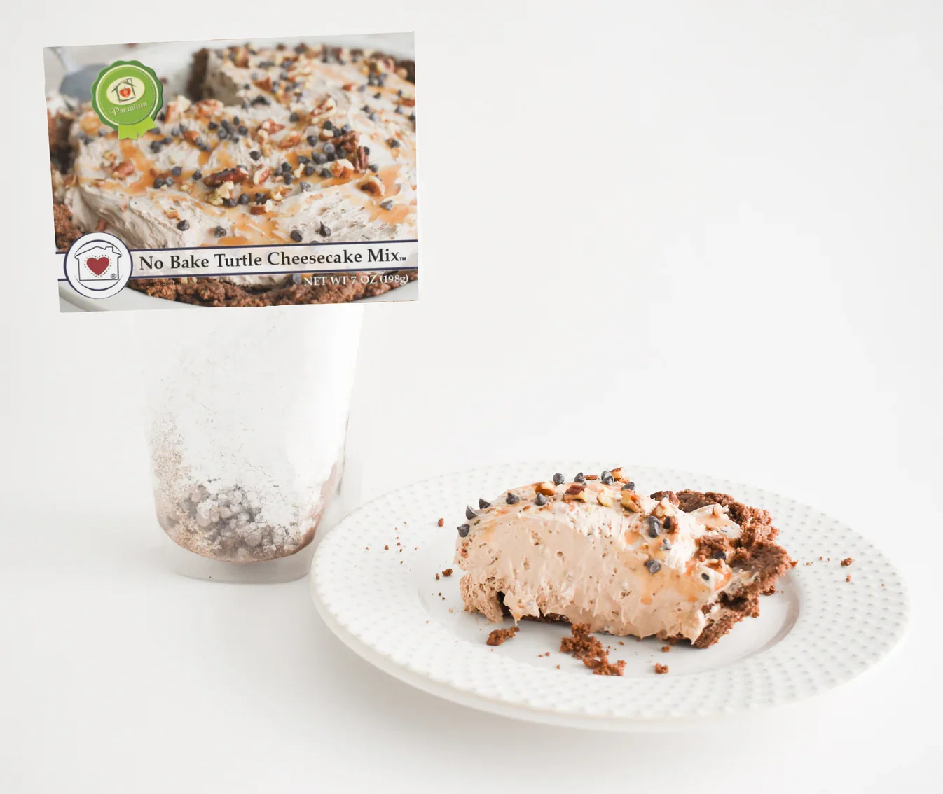 No Bake Turtle Cheesecake Mix - Image 2