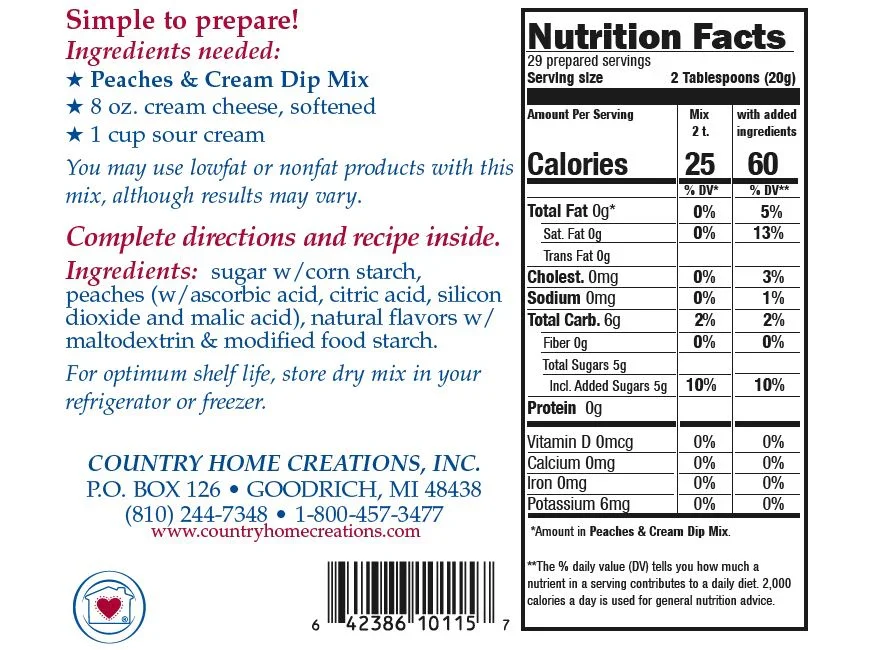 Peaches & Cream Dip Mix - Image 3