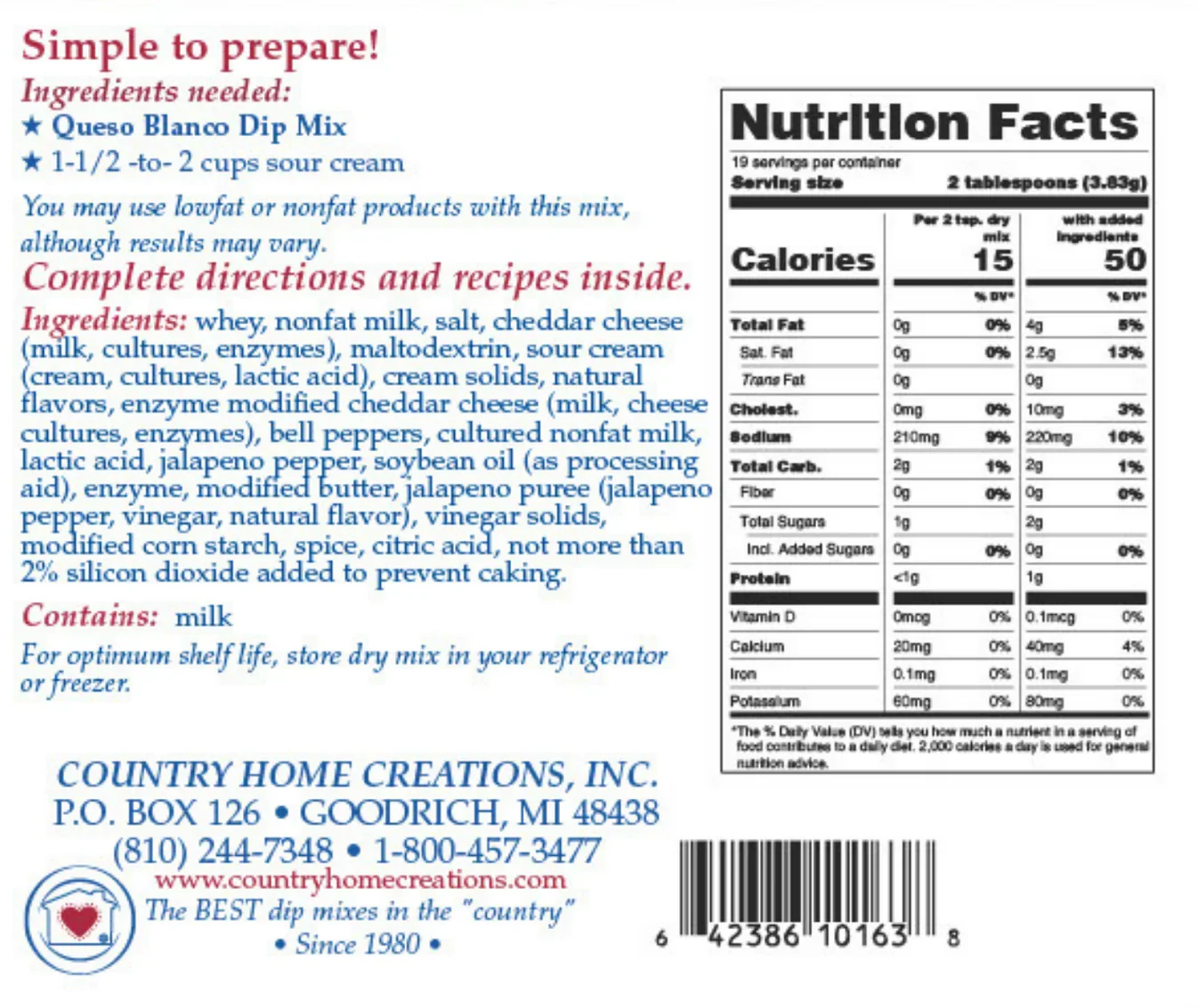 Queso Blanco Dip Mix - Image 3
