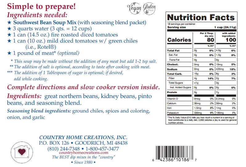Southwest Bean Soup Mix - Image 3