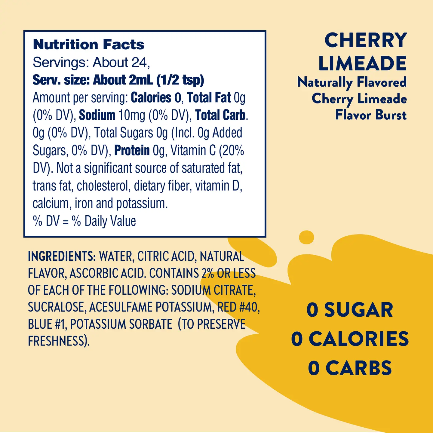 Sugar Free Cherry Limeade Flavor Burst - Image 2