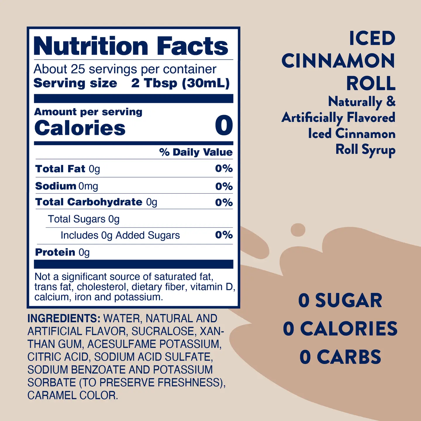 Sugar Free Iced Cinnamon Roll Syrup - Image 3