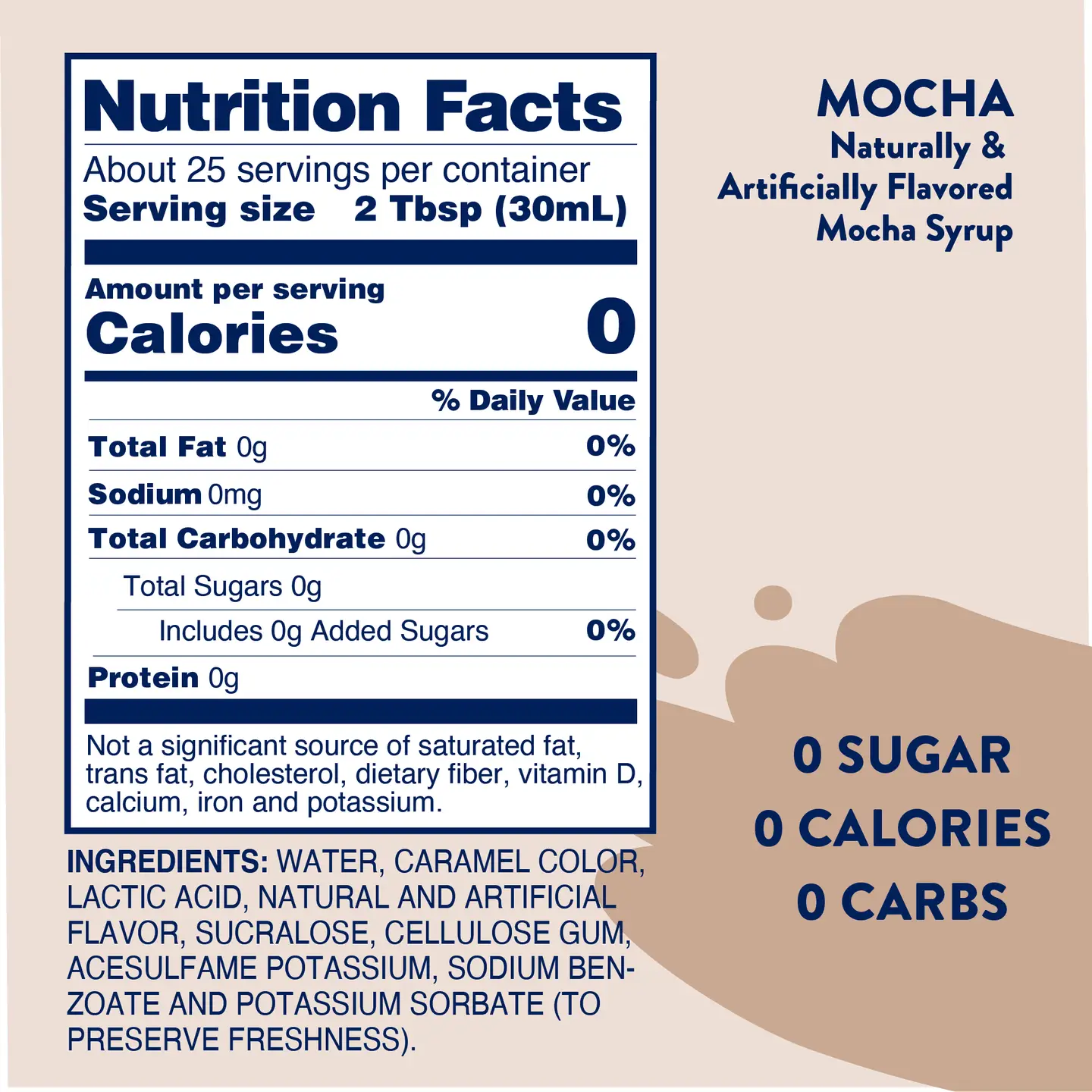 Sugar Free Mocha Syrup - Image 3