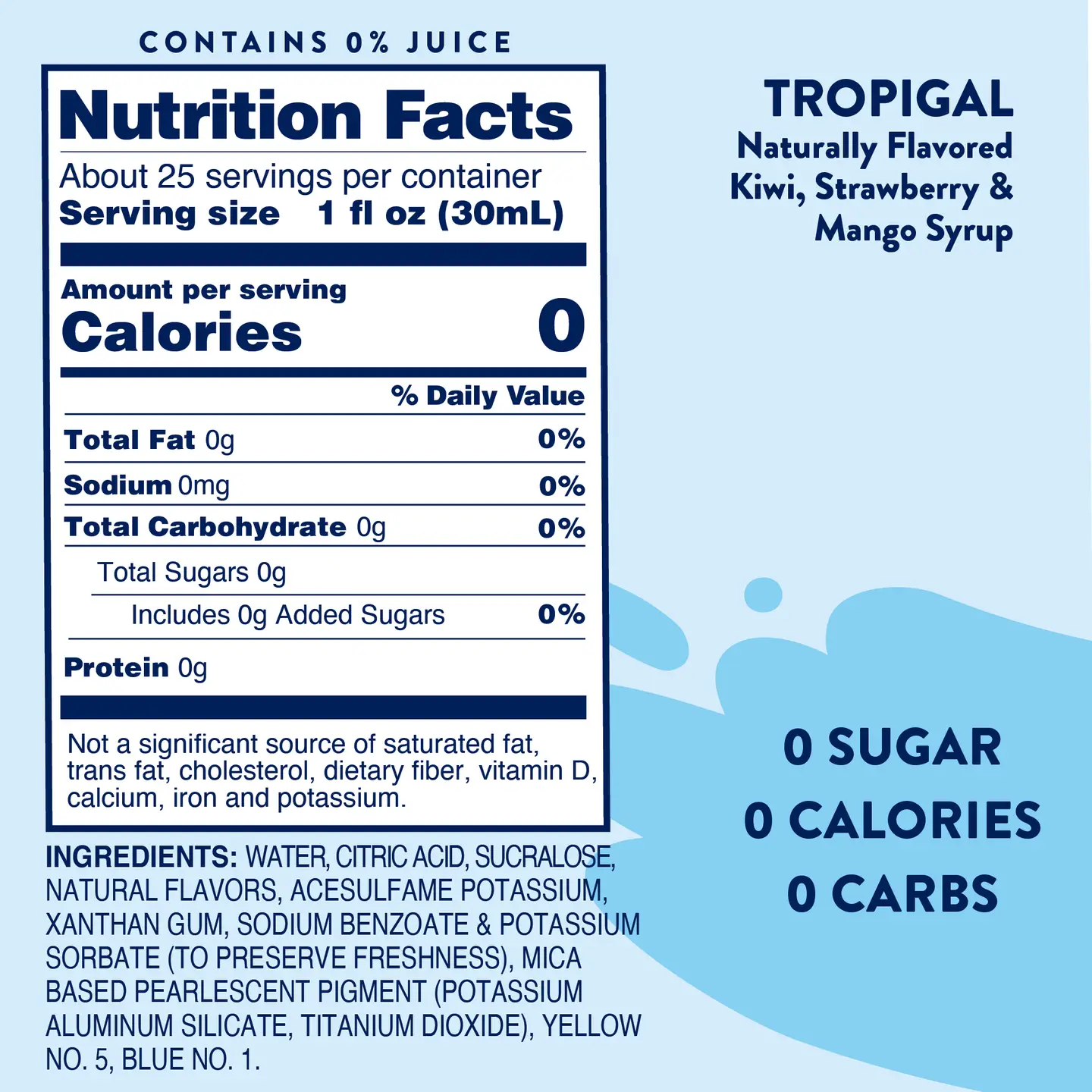Sugar Free Tropigal Syrup - Image 3