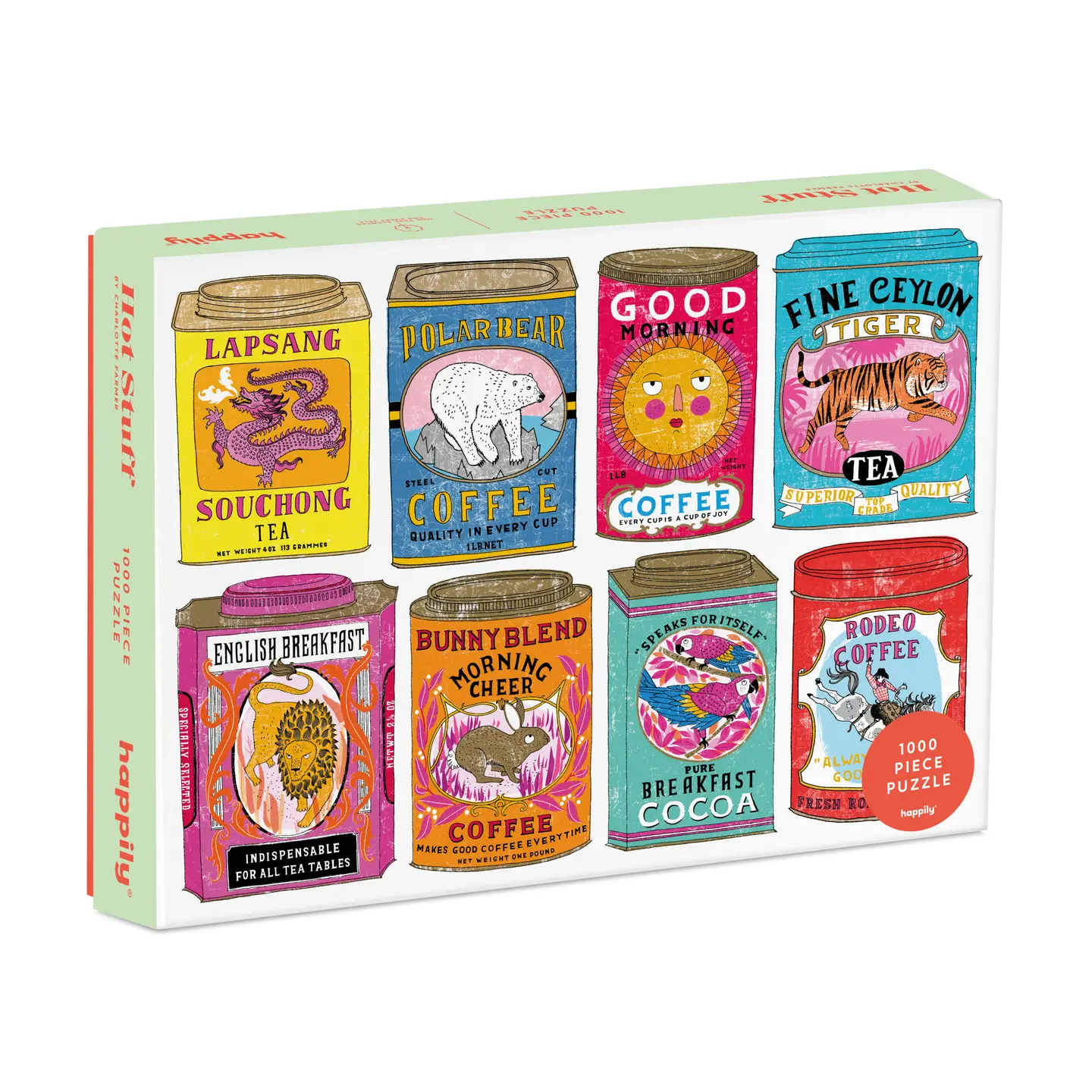 Vintage Tea & Coffee Tins Puzzle