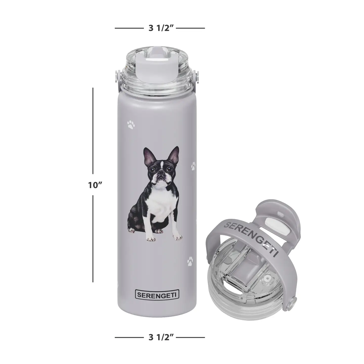 Boston Terrier | Water Bottle - Image 2