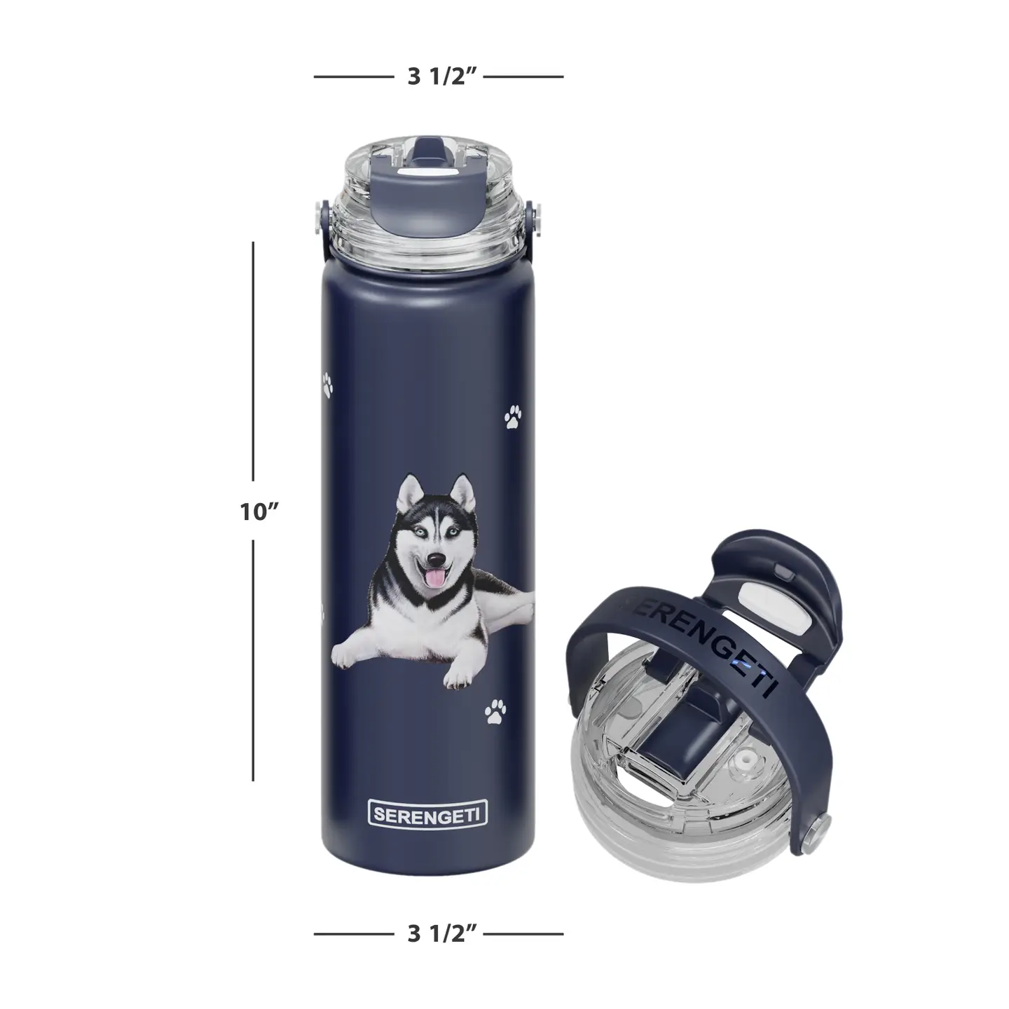 Siberian Husky | Water Bottle - Image 2