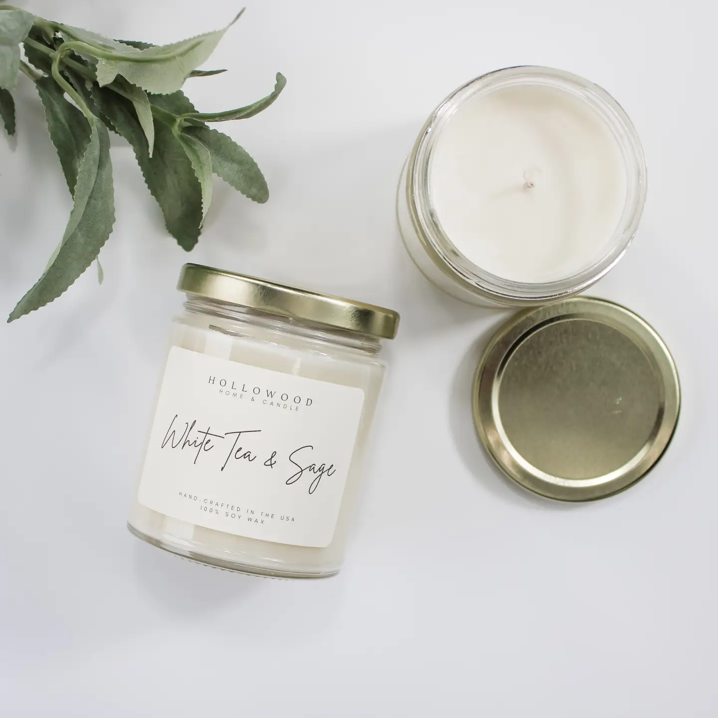 White Tea & Sage Candle